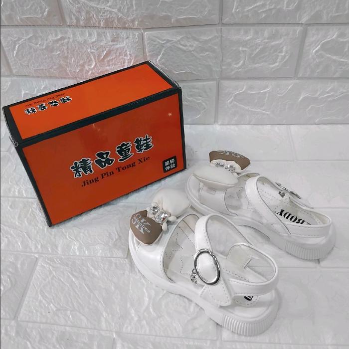 Sepatu Sendal Anak perempuan / Sendal Tali Kids Umur 3 - 6 Tahun NOBODY Sol Karet