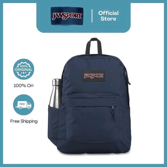 JANSPORT Premium/TAs ransel/Tas sekolah SMA/SMP/SD Pria Hitam