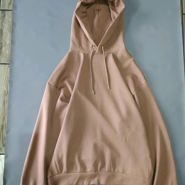 jaket Hoodie gu bahan scuba