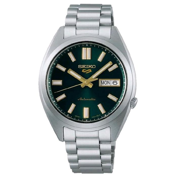 Jam Tangan Pria Seiko 5 Sports SRPL57K1 Vintage Gold Collection Green Dial SRPL57