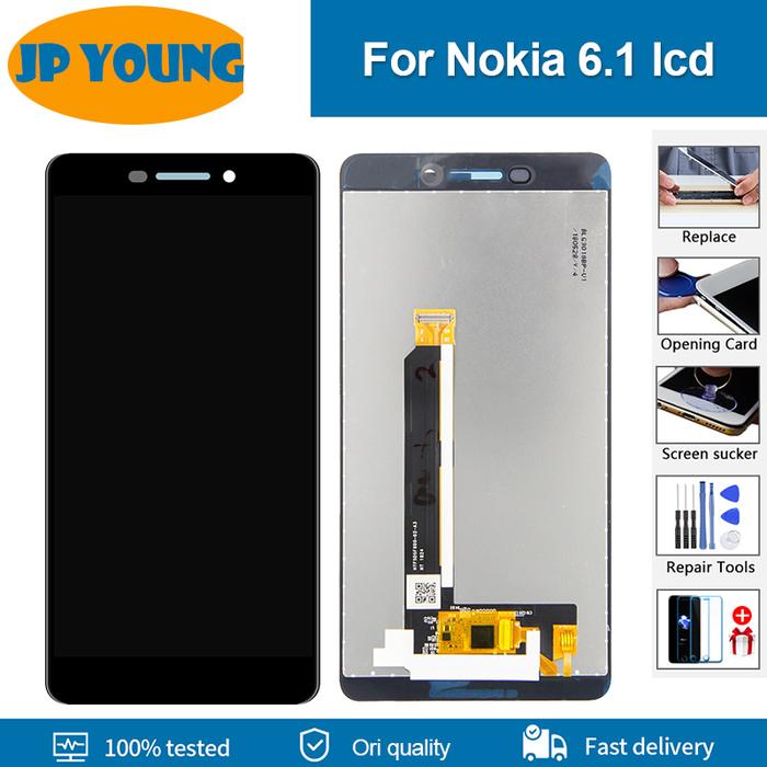 Original  LCD For Nokia 6 2018 6.1 Display Touch Screen Digitizer