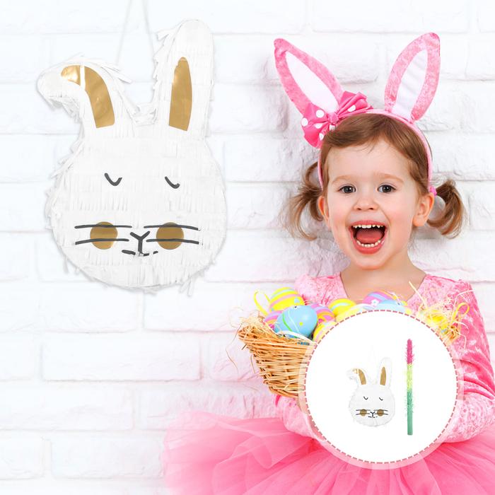 Rabbit Pinata Cupcake Ornament Easter Party Rabbit Mexican Pinata