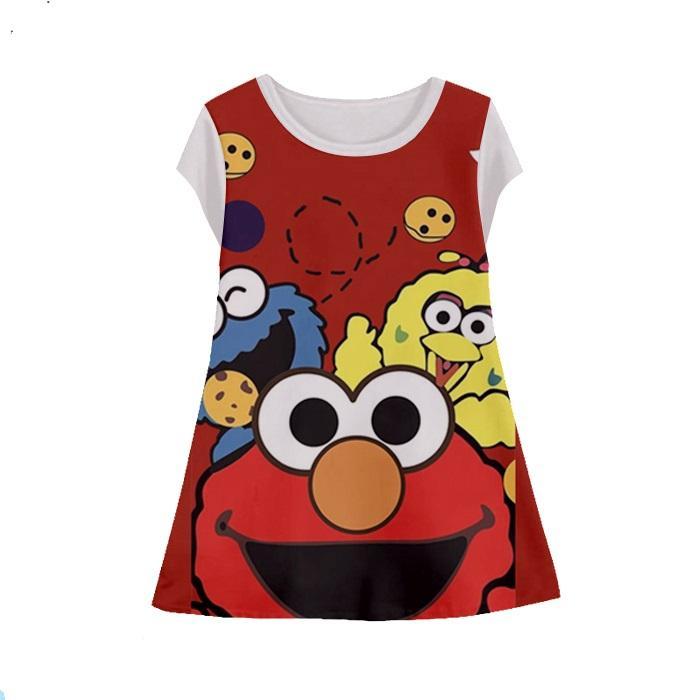 Baju Dress Tunik Anak Elmo - KRG Elmo-1