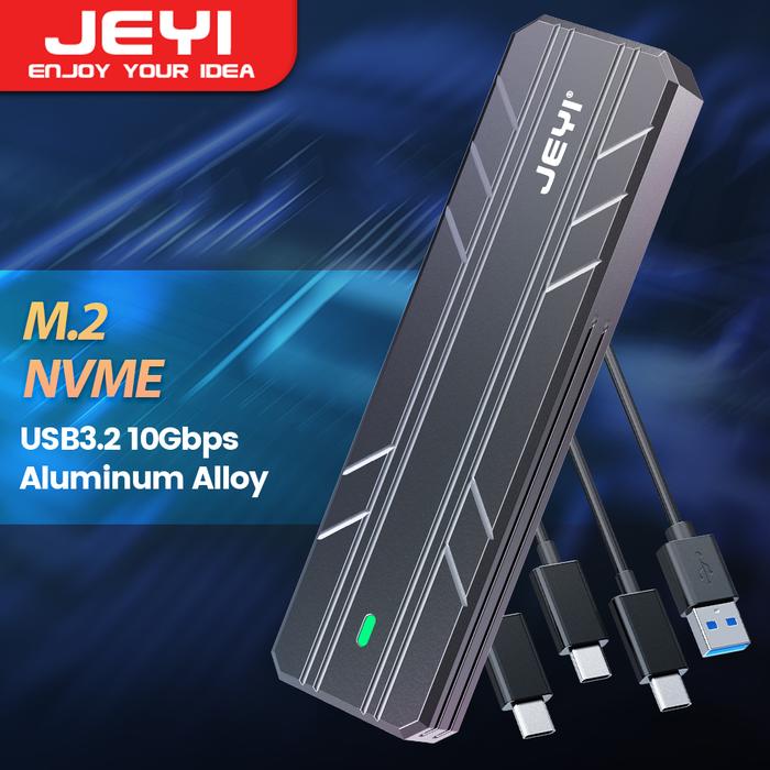JEYI Enclosure HDD Enclosure Aluminum Alloy Anodizing USB Adapter