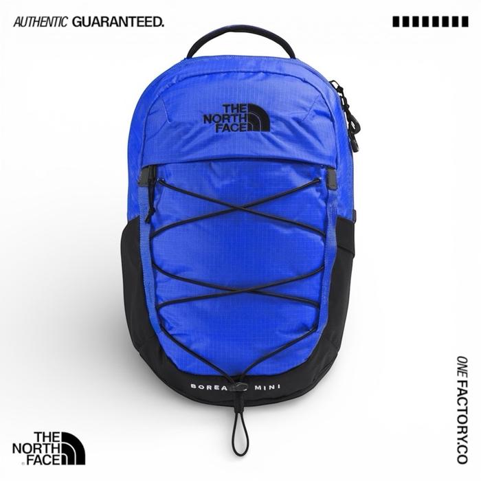 The North Face Borealis Mini Backpack 10L Solar Blue / TNF Black 100%Original