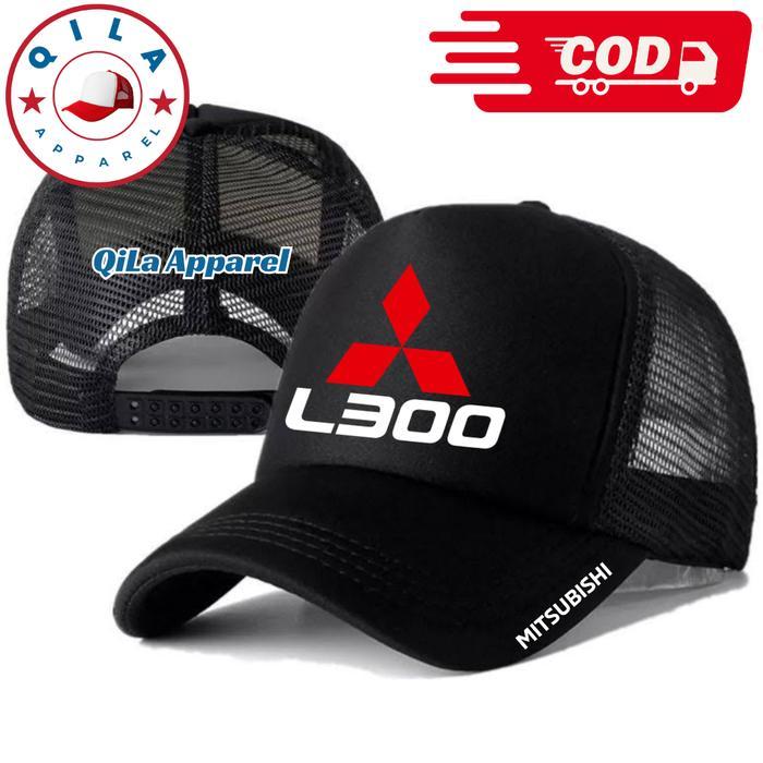 QiLa Apparel Topi Trucker L300 - Topi Distro L300 Logo - Topi MITSUBISHI L300 Premium - Topi Jaring