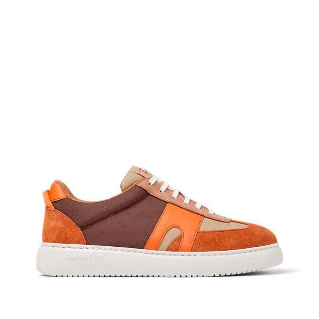 CAMPER Sepatu Sneakers Pria Runner K21 Original Warna Coklat & Oranye - Sneakers Pria Stylish dan Ny