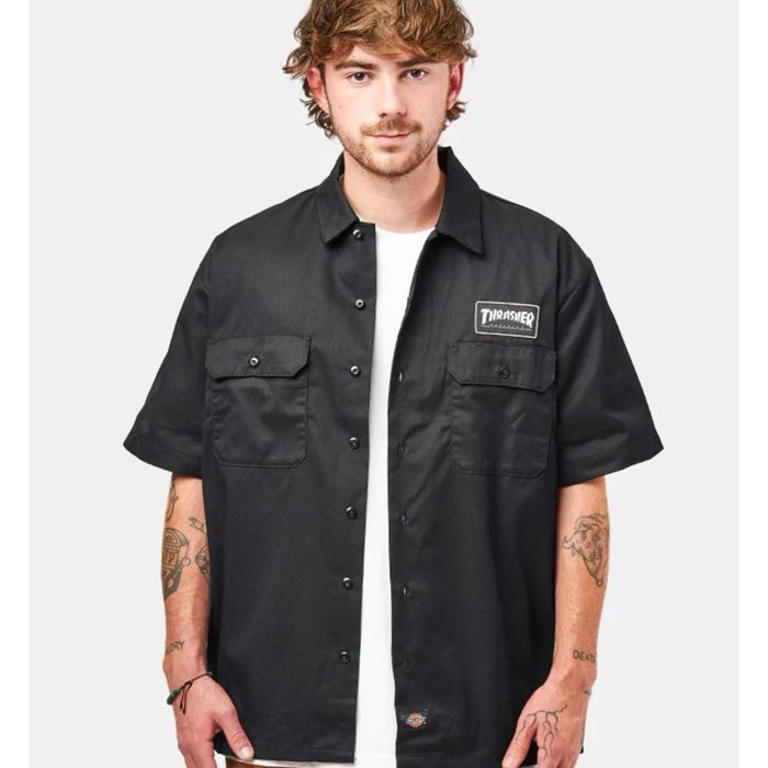 DICKIES x THRASHER Work Shirt Black Originals