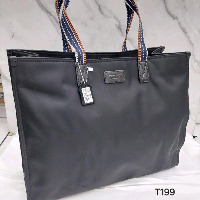 TAS TOTE BAG PRIA WANITA TM T199-1 BLACK NILLON MIROR