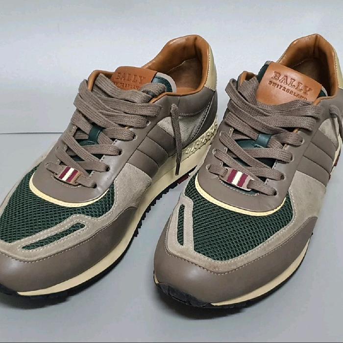 Bally Switzerland Sport Casual Shoes Leather Original