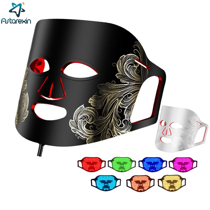 Led Therapy Mask Light Therapy For Face 7 Colors Beauty Facial Mask