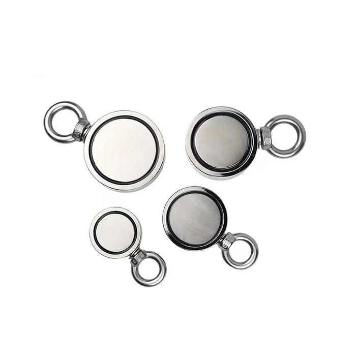 Large Strong Neodymium Magnet Double Side Magnet Pot Fishing Salvage