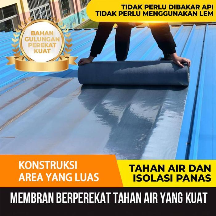 5M Waterproofing MembraneAluminium Foil Butyl Rubber aterproof Tape Pelapis Atap Beton Sticke