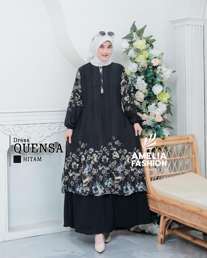 QUEENSA DRESS AMELIA, GAMIS MALAY, DRESS QUEENZA ORI AELIA, GAMIS QUEENZA AMELIA, GAMIS AMELIA