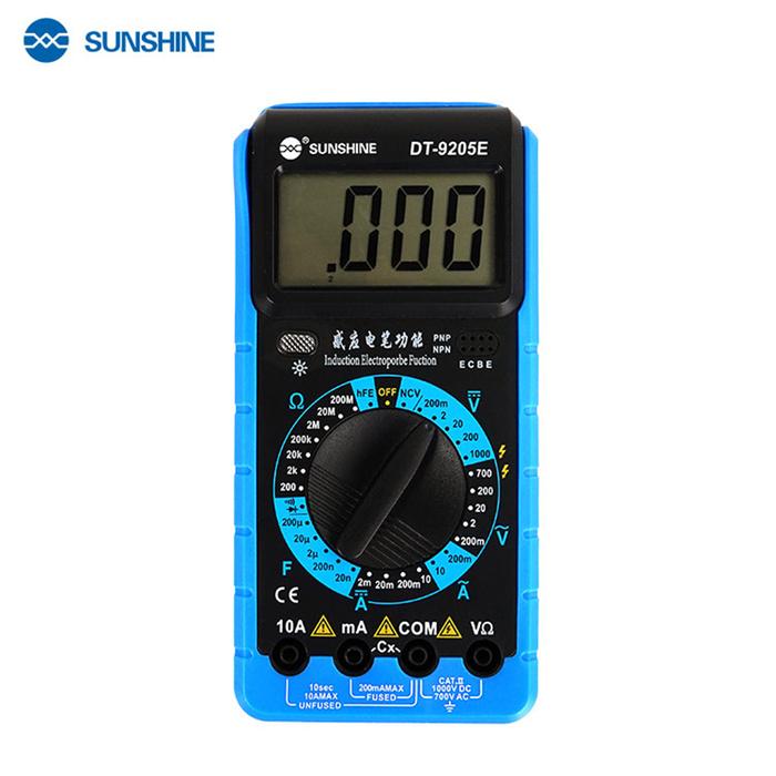 Sunshine DT-9205E Digital Multimeter LCD Display Auto Power Ranging