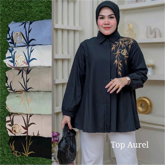 TOP AUREL WINODY//FASHION WANITA KEKINIAN//ATASAN WINODY TERBARU