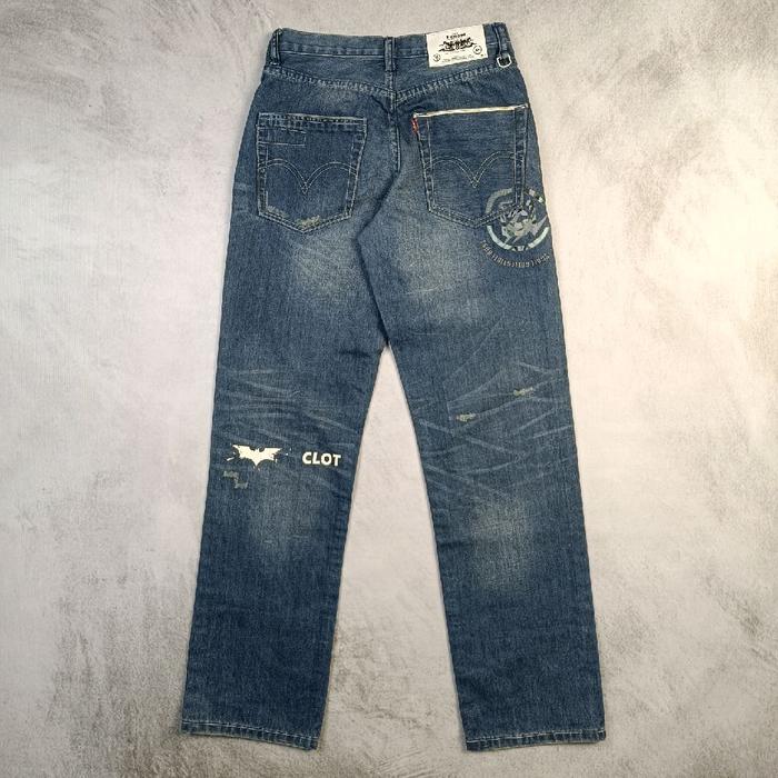 RARE CLOT x Kazuki Kuraishi x Levis THE DARK KNIGHT BATMAN TRIBAL Jeans