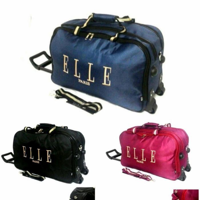 Terlaris Tas Pakaian Elle Roda 2 / Trolley Elle / Troli Elle High Quality