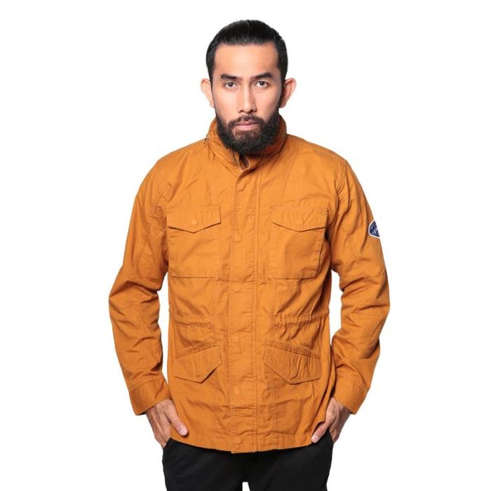 Jaket Parka Pria Eiger Mendoza 910003552 Jacket Hoodie Windblock Brown Original