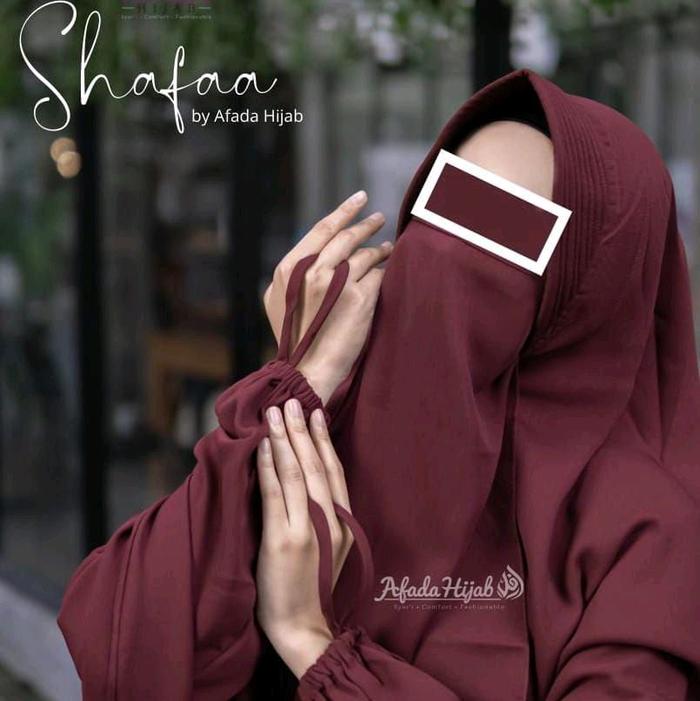 Shafaa Series Gamis Muslim Wanita Syar'i by Afada Hijab
