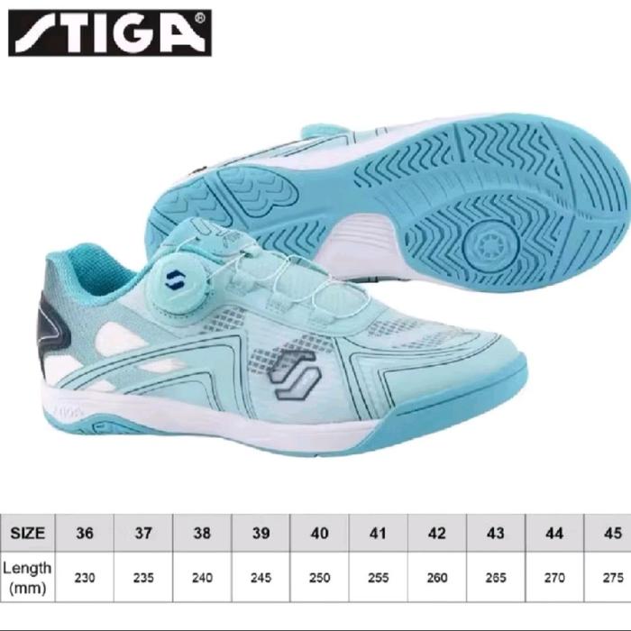 Stiga boa system.sepatu tenis meja