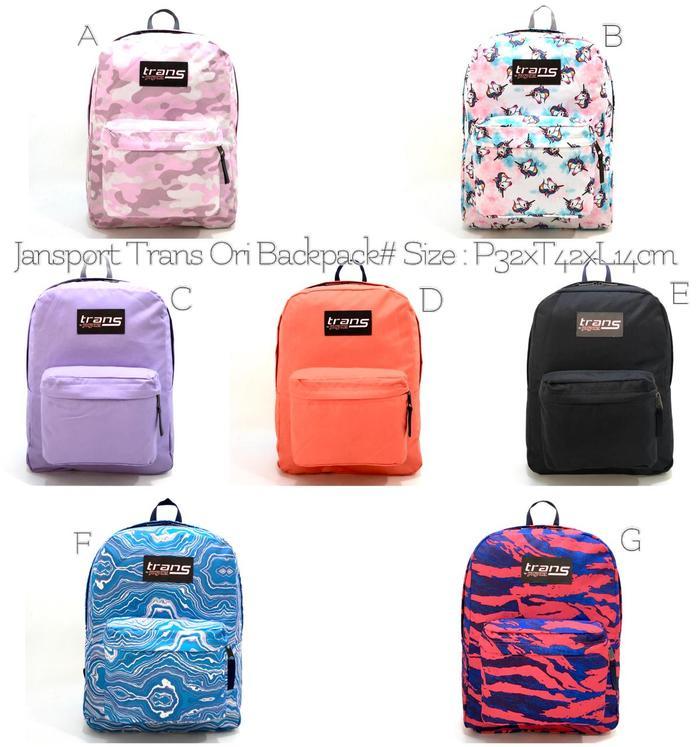BERKUALITAS Tas Jansport Trans Ori Backpack