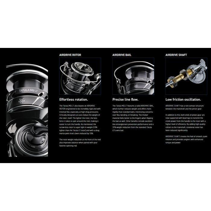 Daiwa 2023 Tatula MQ LT 1000 2000 2500 3000 4000 Spinning Reel