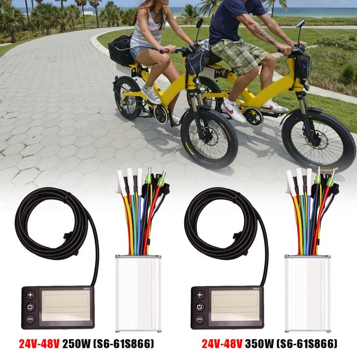 24V-48V 250W/350W Electric Bicycle Controller with LCD Display Panel