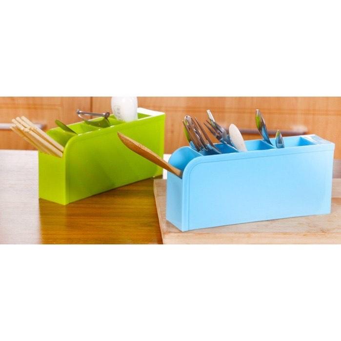 Rak Laci Mini Organizer 4 Susun/Rak Laci Plastik - Wadah Sendok/Kosmetik/Alat Makan