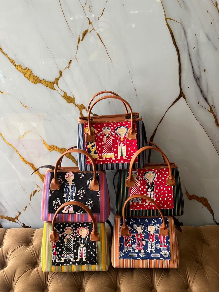 Tas Wanita Fara SERIES Wanita Elegan Tas Batik Lurik Denok Handmade Murah Tas Sertijab Custom