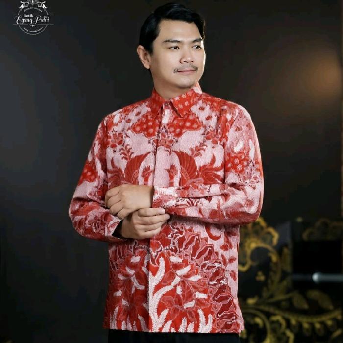 Batik Eyang Putri- Kemeja Katun Lengan Panjang