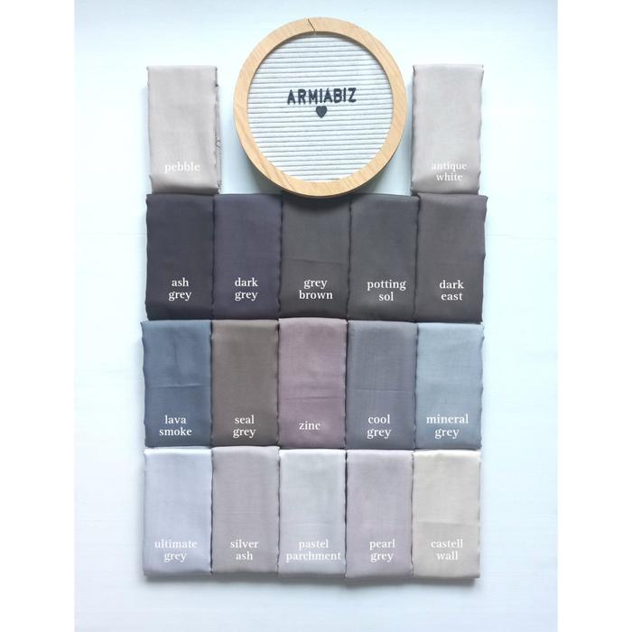 Ready Deenay Liza Series Grey Jilbab Original Polosan Abu Voal Premiumarmiabiz