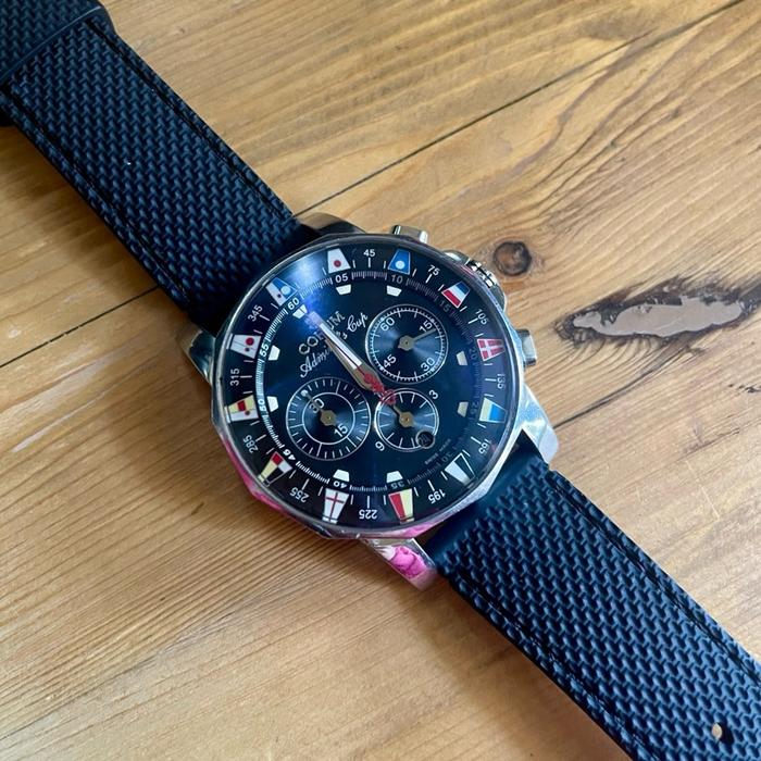 preloved jam tangan pria Corum Admiral's Cup Man Watch