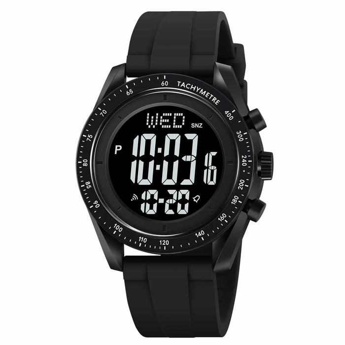 Jam Tangan Digital Pria Sporty Water Resistance 50 M - SKMEI 2045 Hitam