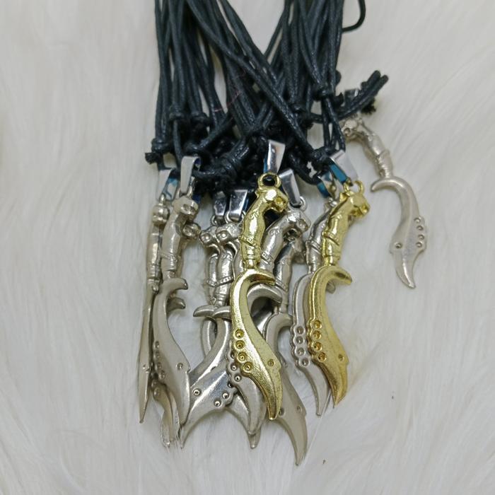Kalung Kujang Bahan Kuningan