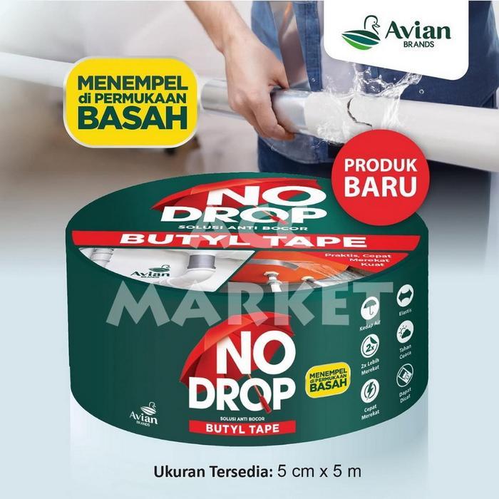 Isolasi Anti Bocor No Drop Butyl Tape Kedap Air