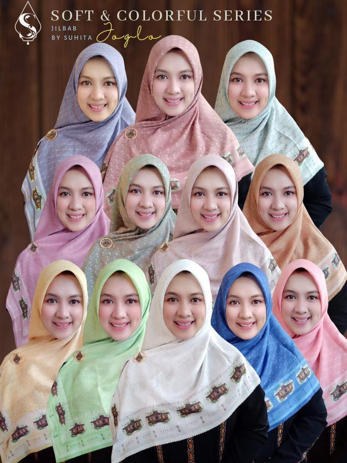 JILBAB JOGLO by SUHITA / Hijab Segiempat / Hijab Suhita Muslim Nyaman Kerudung