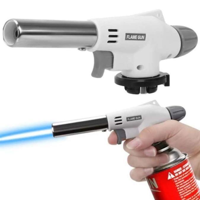 casaloger Alat Las Gas Flame Gun Portable Mini Kepala Handy Torch Bakar Sushi kepala bbq Blow Alat M