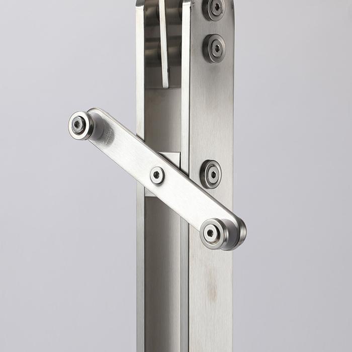 Sayap Railing Tangga Penjepit Kaca Strip Double Solid Stainless 304
