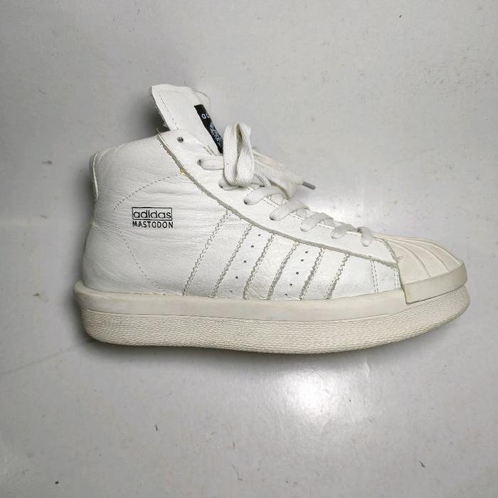 Rick Owens 42, Adidas mastodon sepatu Italy sepatu kulit goth avantgarde y2k Ferragamo