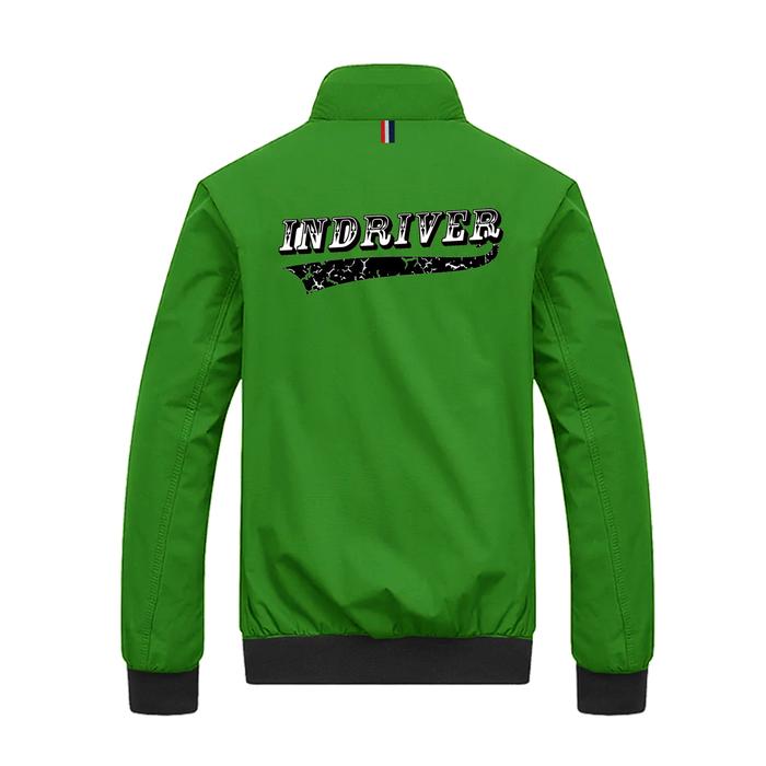 JAKET DRIVER INDRIVER BOMBER / JAKET KERJA LAPANGAN INDRIVER / JAKET CASUAL INDRIVER OUTDOOR COSTUM