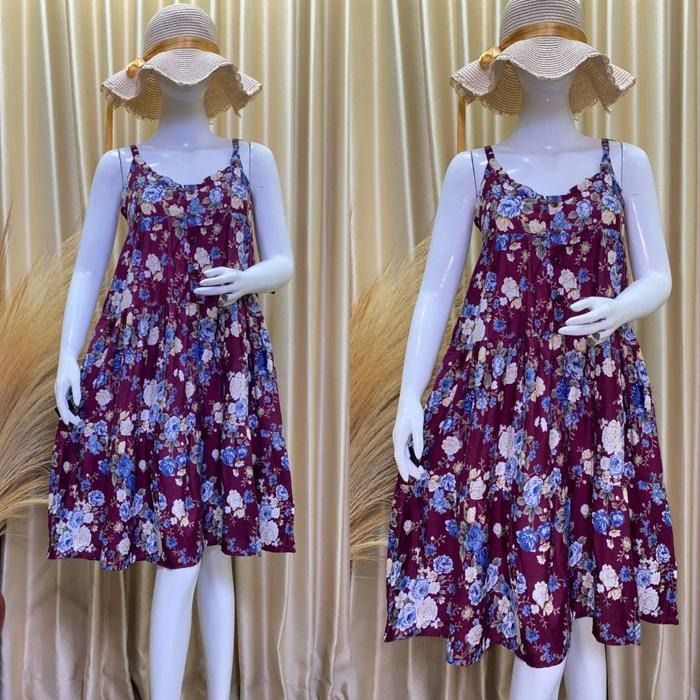 DRESS SALSA PENDEK/DRESS BALI/DRESS RAYON/DRESS SALSA PENDEK