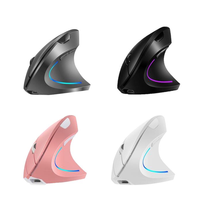 Wireless Ergonomic Mouse Vertical Rechargeable Gaming Mouse 2400 DPI