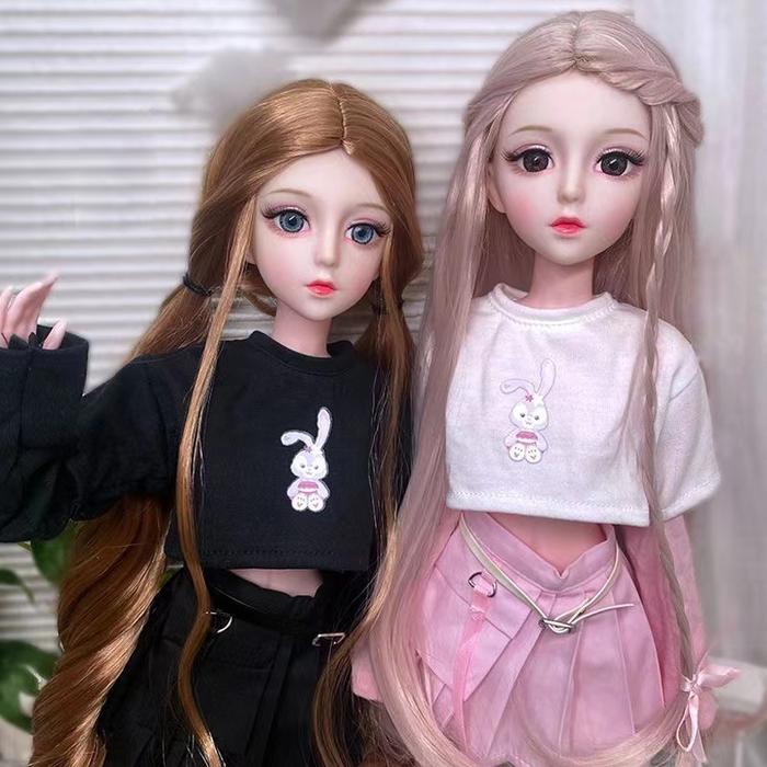 60CM BJD Doll 1/3 Ball Jointed Girl Doll Full Set With Fashion