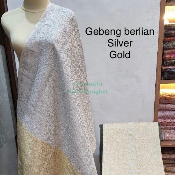 Gebeng Sutra Silver Gold Pengantin