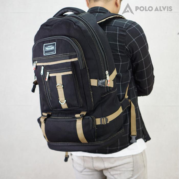 BIG SALE POLO ALVIS - Summit Elgon Tas Gunung Ransel Besar Muat Banyak Pakaian Cocok untuk Travel Mu