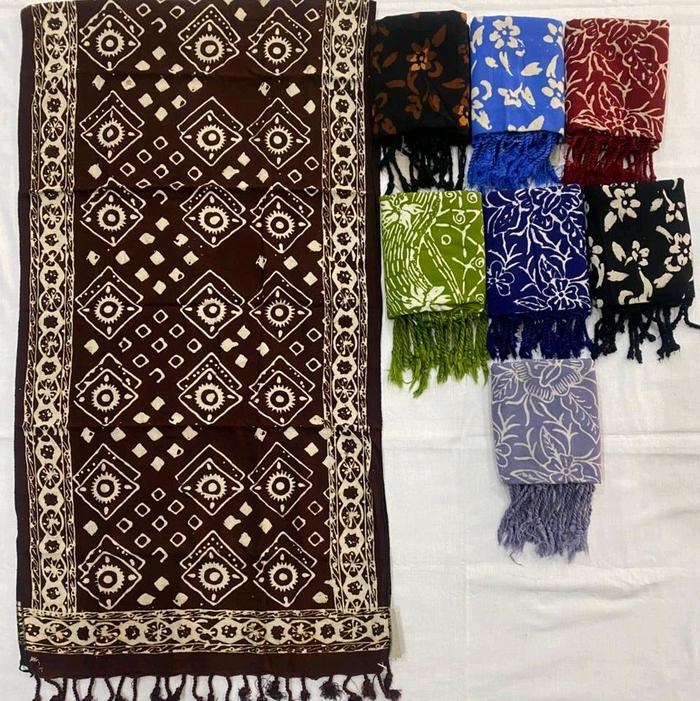 SYAL BATIK CANTIK/SYAL BATIK RAYON/SYAL BATIK ADEM/SYAL BATIK RUMBAI