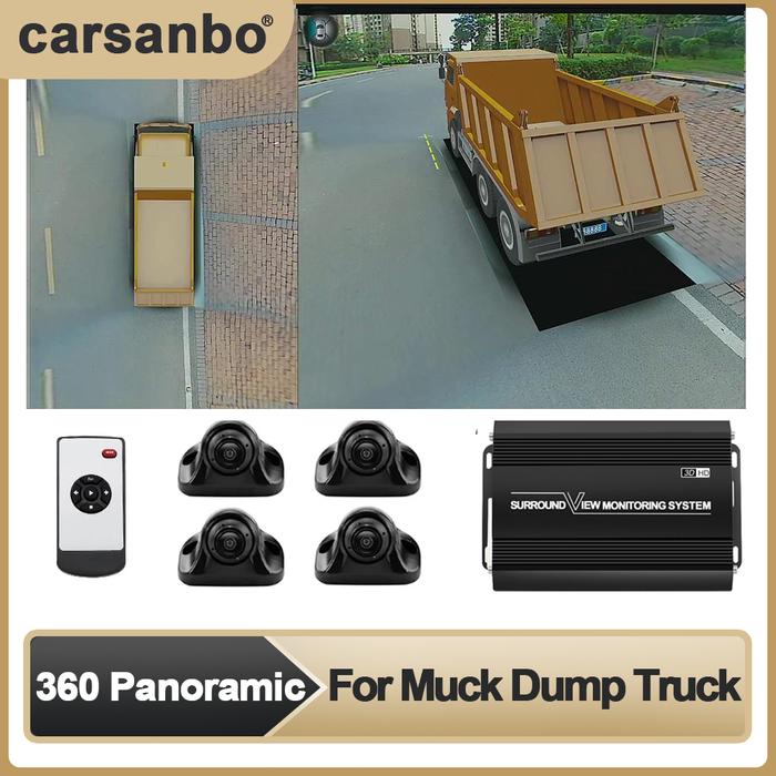 Carsanbo Car 360° Surround View Camera System 360 Bird's Eye Seamless