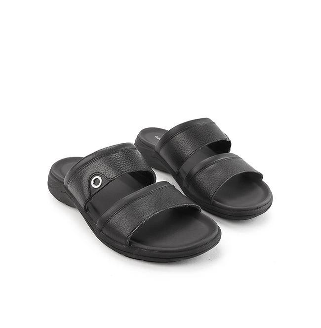 OBERMAIN - Edwin Kayson MEN Slide Sandals - BLACK