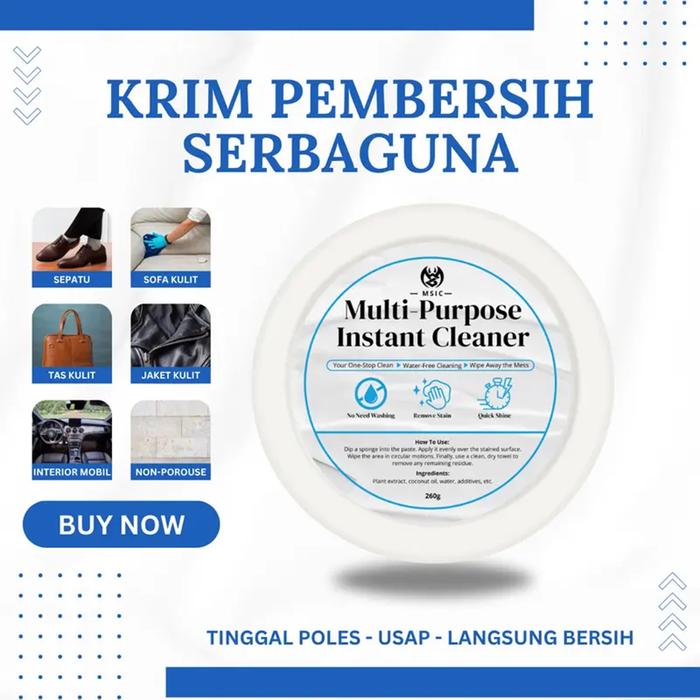 MSIC - Krim Pembersih Sepatu Serbaguna 120g